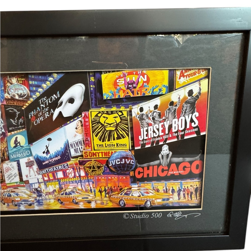 New York Times Square 3D Broadway Framed Art - Picture 4 of 10